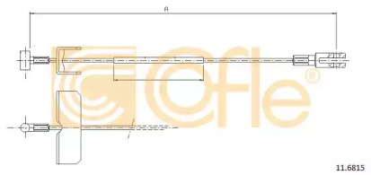 Трос COFLE 11.6815