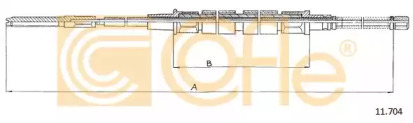 Трос COFLE 11.704