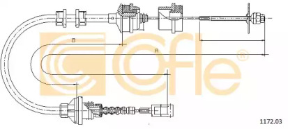 Трос COFLE 1172.03