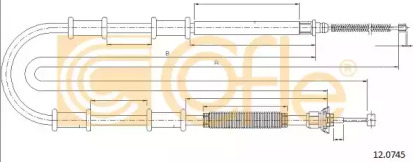 Трос COFLE 12.0745