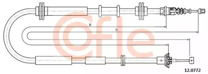 Трос COFLE 12.0772