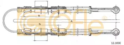 Трос COFLE 12.103E