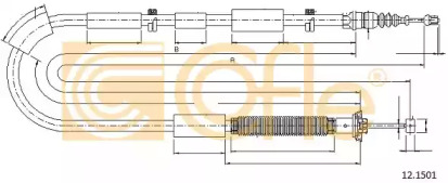 Трос COFLE 12.1501