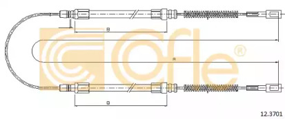 Трос COFLE 12.3701