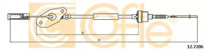 Трос, управление сцеплением COFLE 12.7206