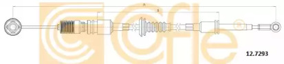 Трос, ступенчатая коробка передач COFLE 12.7293