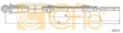 Трос COFLE 1251.2
