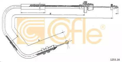 Трос COFLE 1253.16