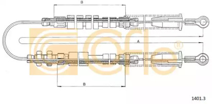 Трос COFLE 1401.3