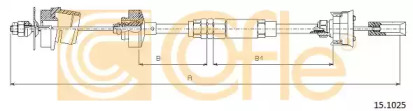 Трос COFLE 15.1025