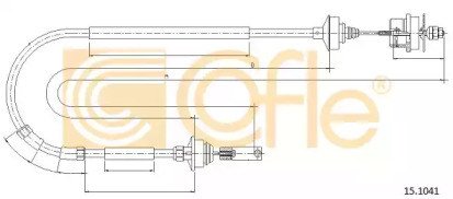 Трос COFLE 15.1041