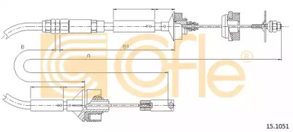 Трос COFLE 15.1051