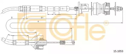 Трос COFLE 15.1053