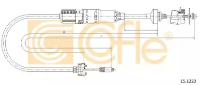 Трос COFLE 15.1220