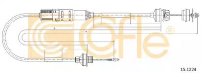 Трос COFLE 15.1224