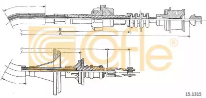 Трос COFLE 15.1315