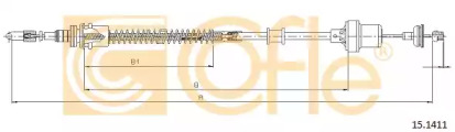 Трос COFLE 15.1411