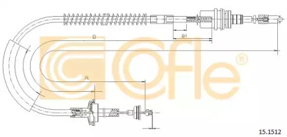 Трос COFLE 15.1512