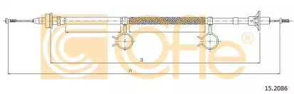 Трос, управление сцеплением COFLE 15.2086