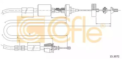 Трос COFLE 15.3072
