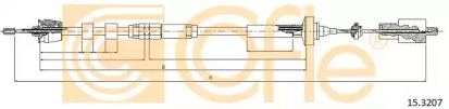 Трос, управление сцеплением COFLE 15.3207
