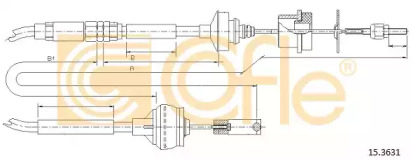 Трос COFLE 15.3631