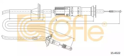 Трос COFLE 15.4322