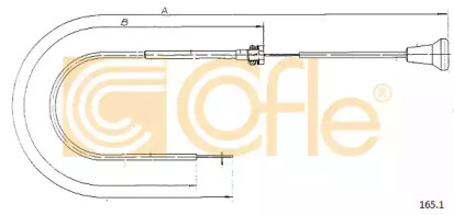 Тросик стартера COFLE 165.1
