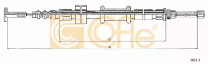Трос COFLE 1651.1