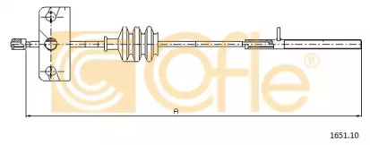 Трос COFLE 1651.10