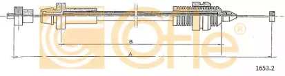 Тросик газа COFLE 1653.2