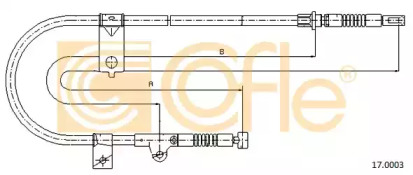 Трос COFLE 17.0003