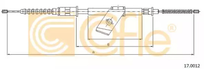 Трос COFLE 17.0012