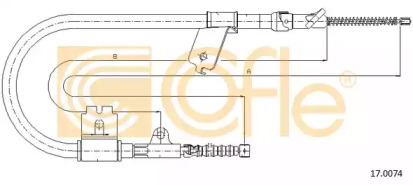 Трос COFLE 17.0074