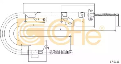 Трос COFLE 17.0111