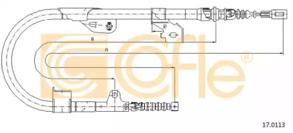 Трос COFLE 17.0113