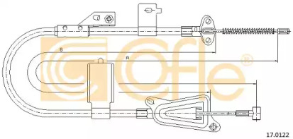 Трос COFLE 17.0122