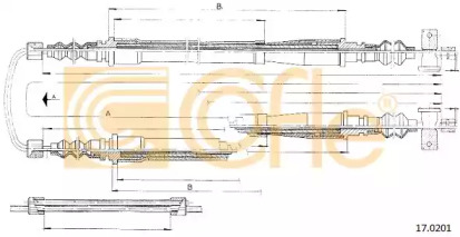 Трос COFLE 17.0201