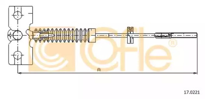 Трос COFLE 17.0221