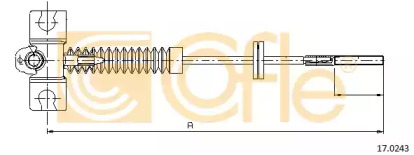 Трос COFLE 17.0243