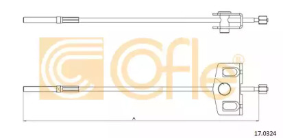 Трос COFLE 17.0324