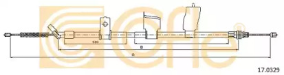 Трос COFLE 17.0329