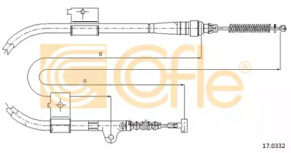 Трос COFLE 17.0332