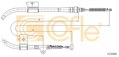 Трос COFLE 17.0334