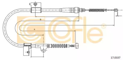 Трос COFLE 17.0337