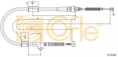 Трос COFLE 17.0338