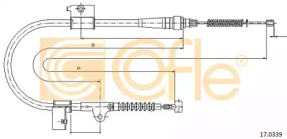 Трос COFLE 17.0339