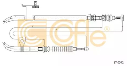 Трос COFLE 17.0542
