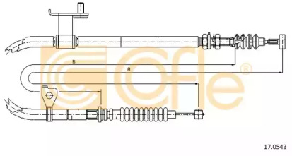 Трос COFLE 17.0543