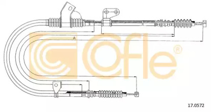 Трос COFLE 17.0572